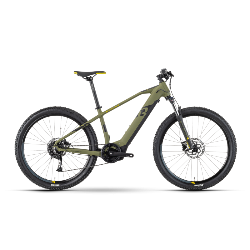 RAYMON HardRay E 4.0 Kaki – VTT Électrique Yamaha 500Wh Tout-Terrain